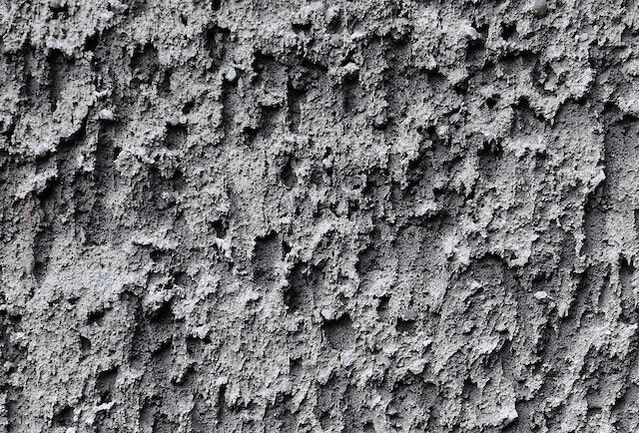 Gray stucco rough texture